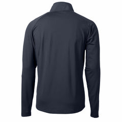 New York Mets Cutter & Buck Adapt Eco Hybrid Raglan DryTec Quarter-Zip Jacket - Navy