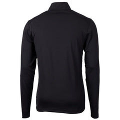 Seattle Mariners Cutter & Buck Virtue Eco Pique Quarter-Zip Jacket - Black