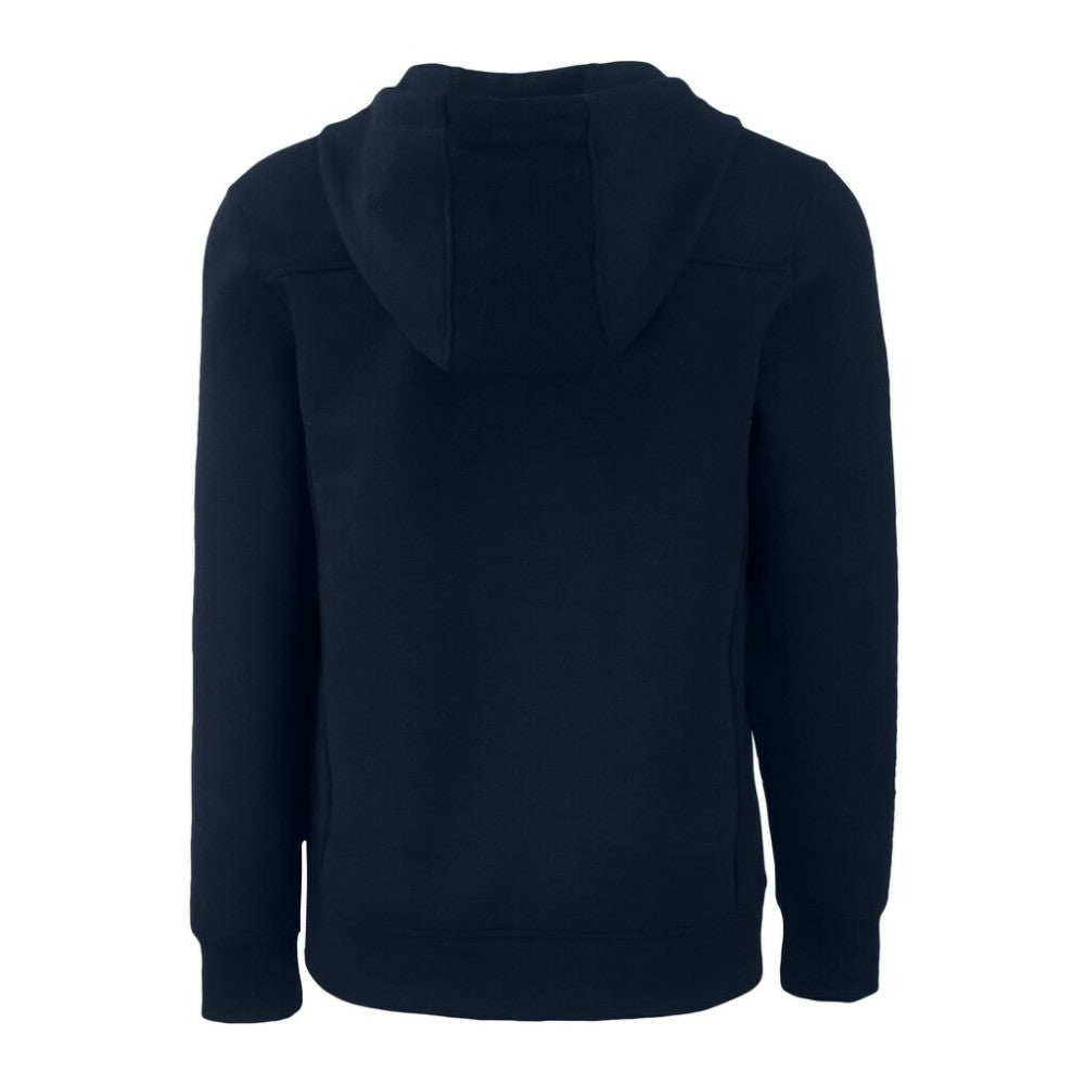 Milwaukee Brewers Cutter & Buck Roam Eco Recycled Tri-Blend Half-Zip Hoodie - Navy