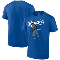 Bobby Witt Jr. Kansas City Royals Player Swing T-Shirt - Royal
