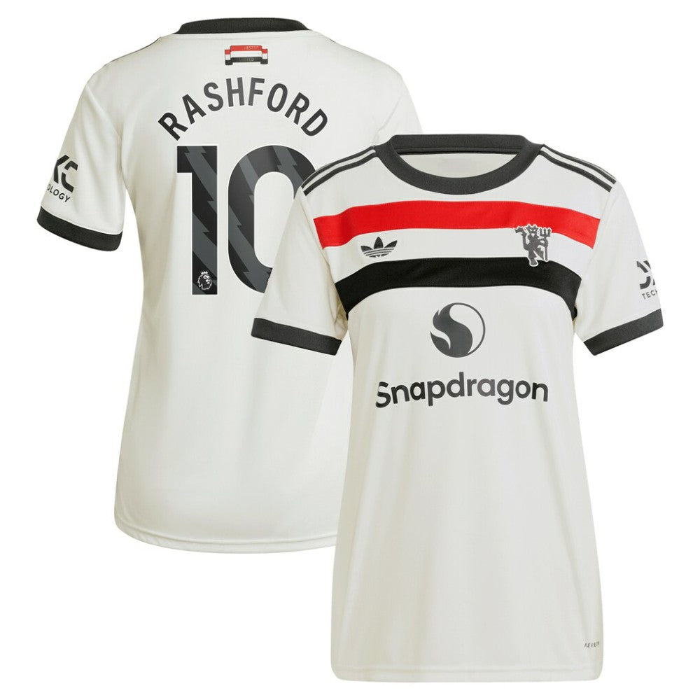 Marcus Rashford Manchester United Originals Women's 2024/25 Third Replica Jersey / Soccer Discount
