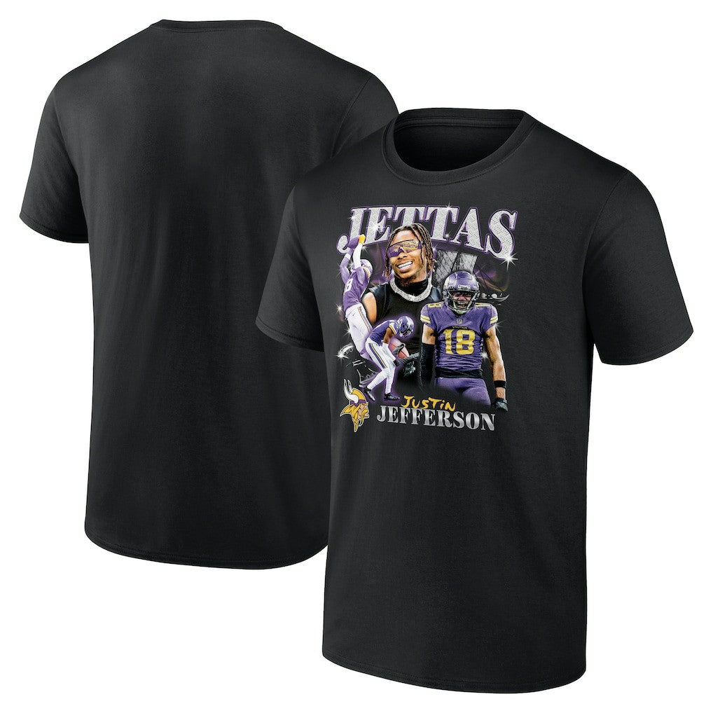 NFL Minnesota Vikings Justin Jefferson  Notorious Player Graphic T-Shirt