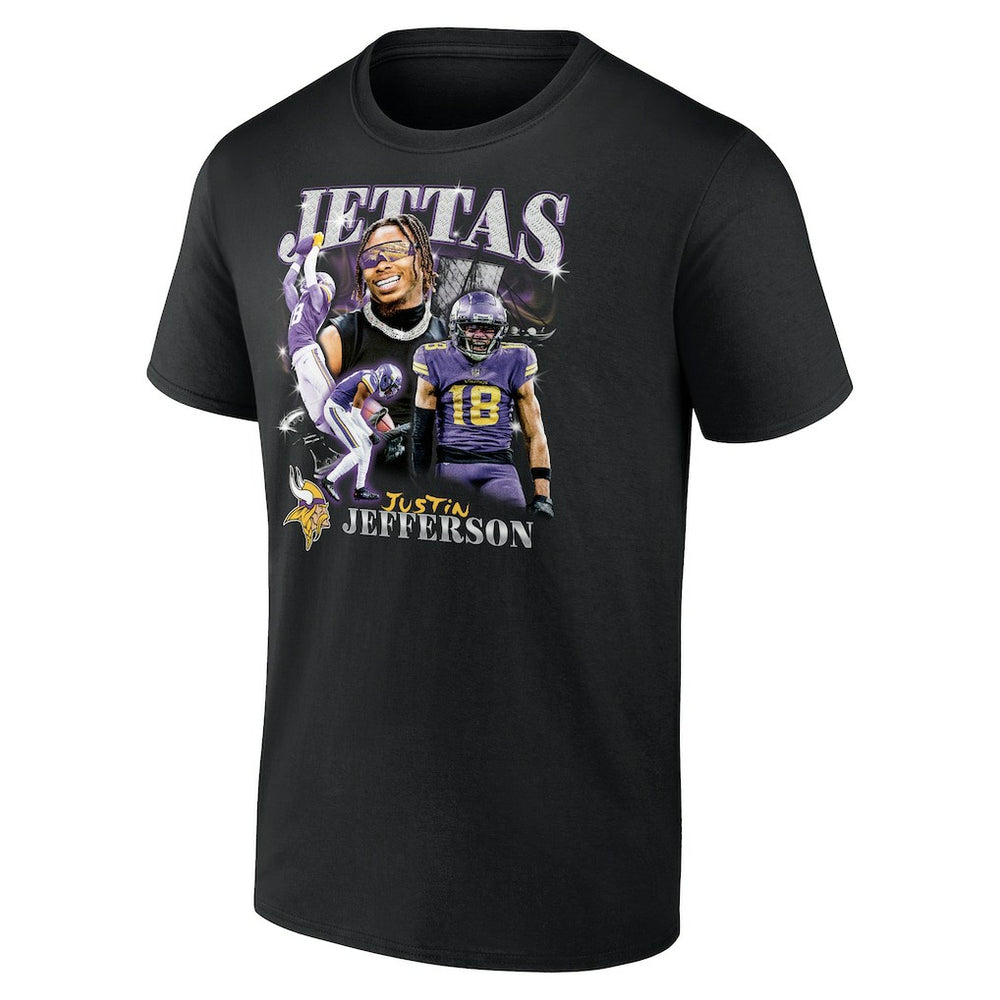NFL Minnesota Vikings Justin Jefferson  Notorious Player Graphic T-Shirt