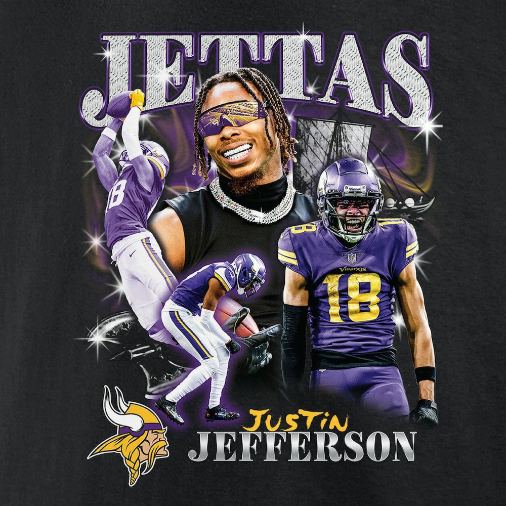 NFL Minnesota Vikings Justin Jefferson  Notorious Player Graphic T-Shirt