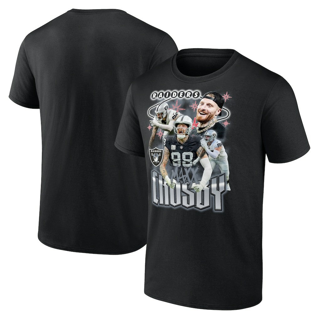 NFL Las Vegas Raiders Maxx Crosby  Notorious Player Graphic T-Shirt