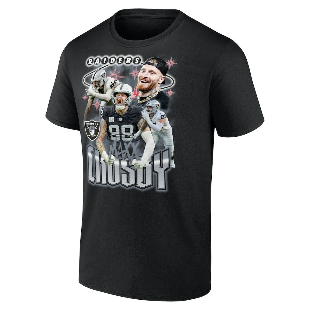 NFL Las Vegas Raiders Maxx Crosby  Notorious Player Graphic T-Shirt