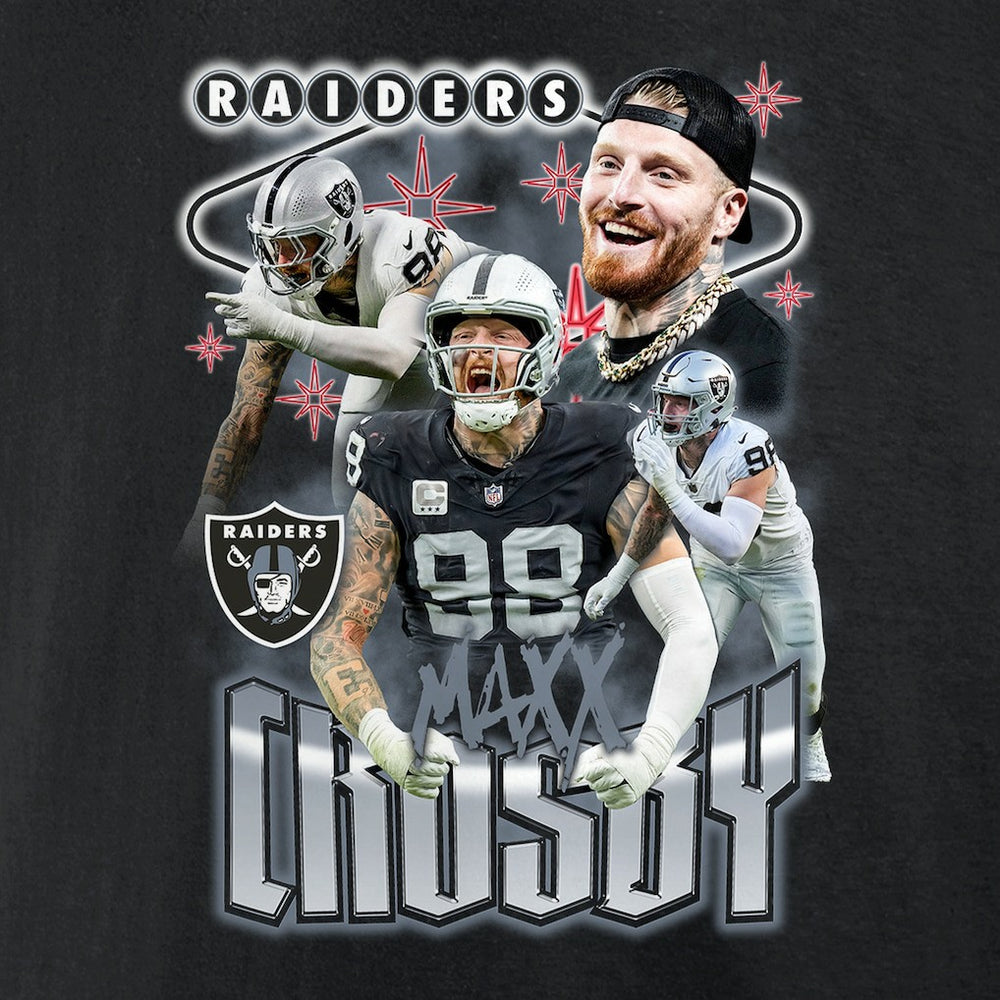 NFL Las Vegas Raiders Maxx Crosby  Notorious Player Graphic T-Shirt