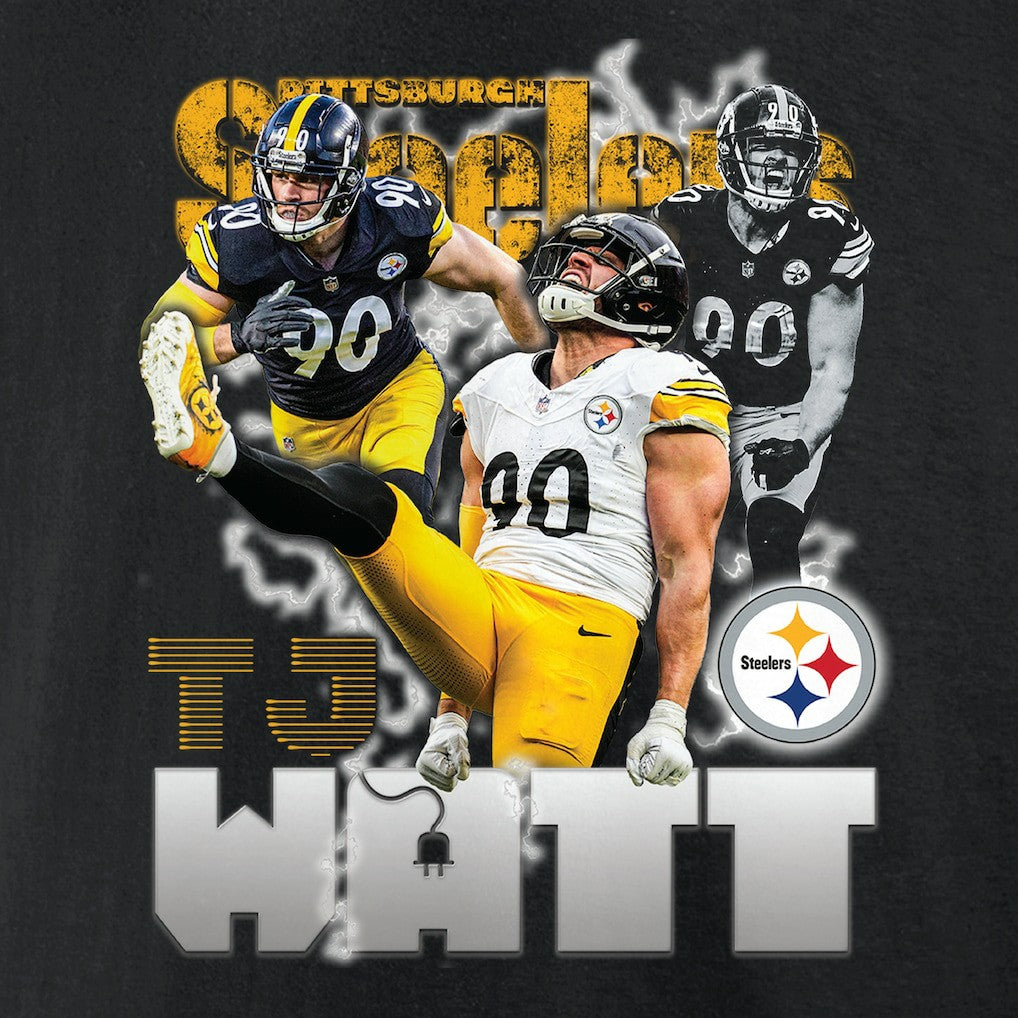 NFL Pittsburgh Steelers T.J. Watt  Notorious Player Graphic T-Shirt