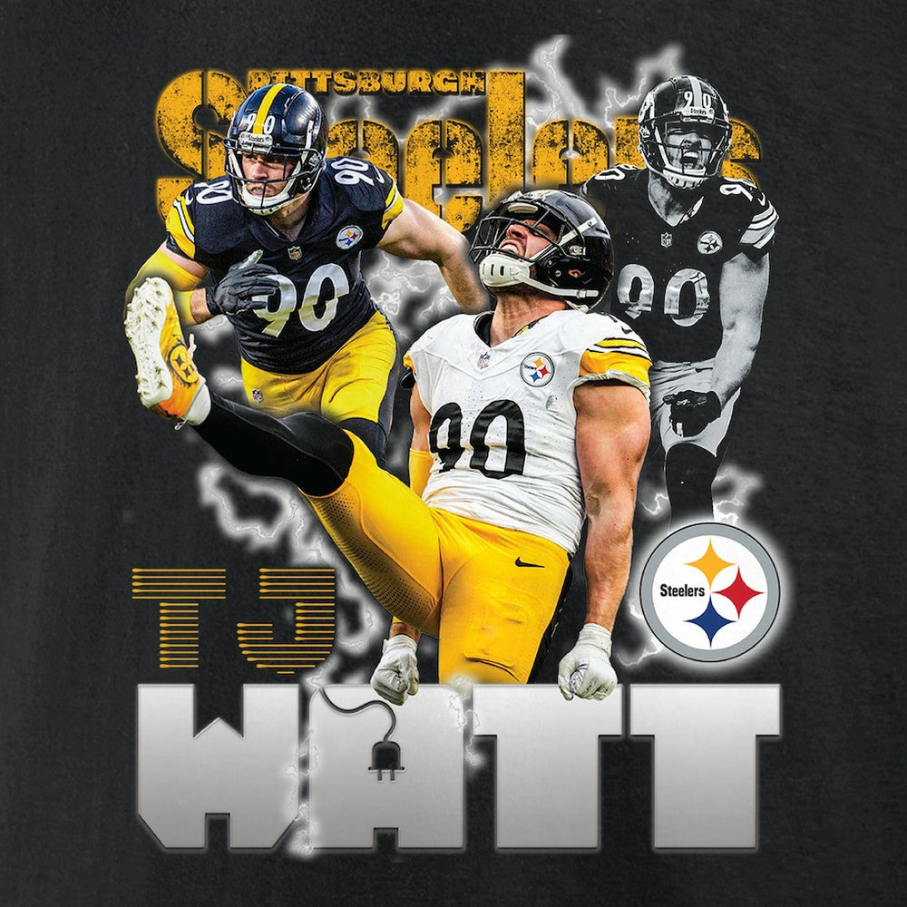 NFL Pittsburgh Steelers T.J. Watt  Notorious Player Graphic T-Shirt