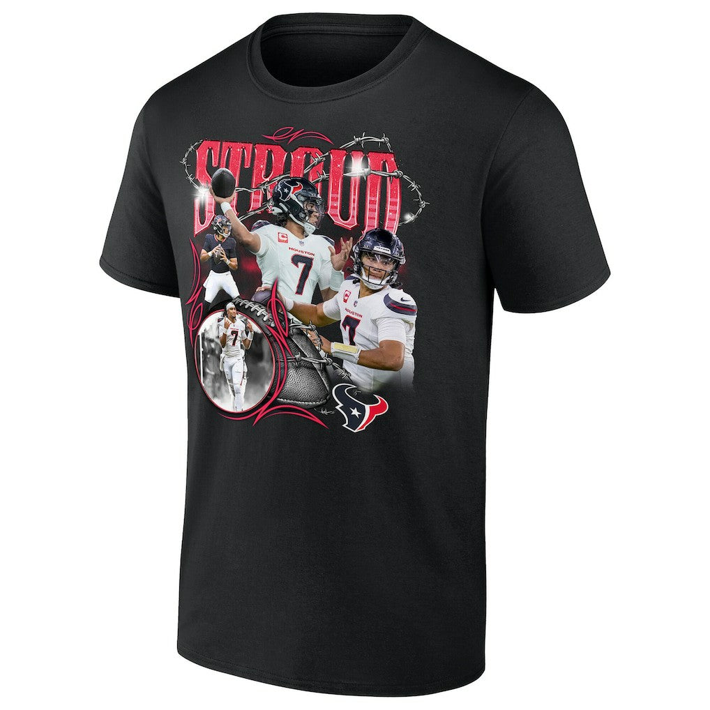 NFL Houston Texans C.J. Stroud  Notorious Player Graphic T-Shirt