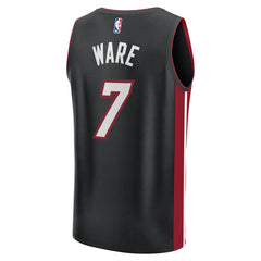 Kel'el Ware Miami Heat Fast Break Replica Player Jersey - Icon Edition - Black | Fanatics online