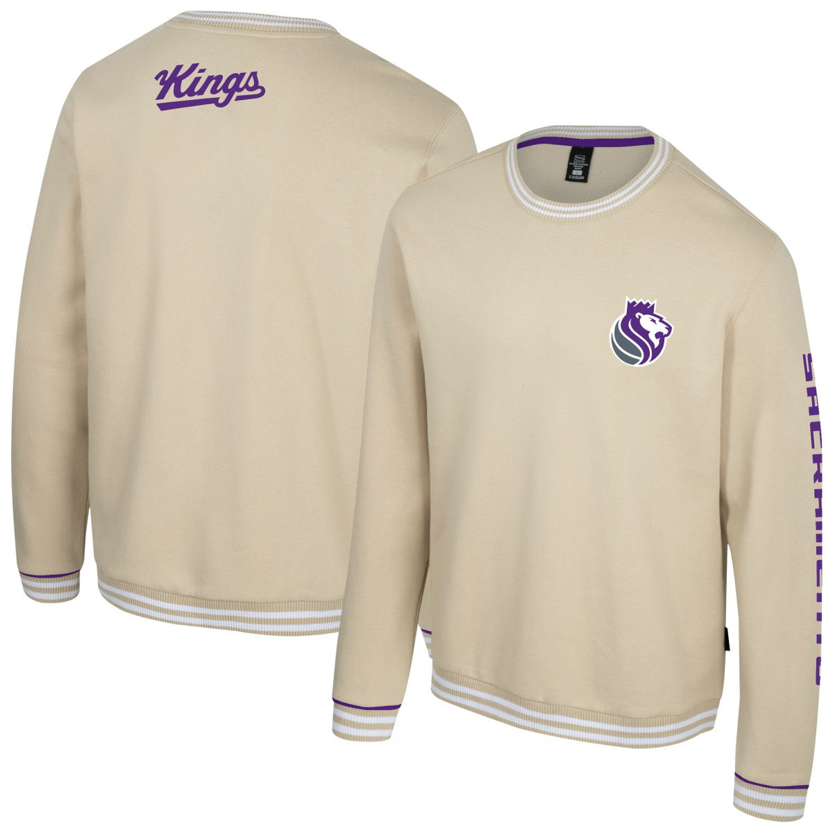 Sacramento Kings Stadium Essentials Unisex Halftime Pullover Sweatshirt - Natural on sale