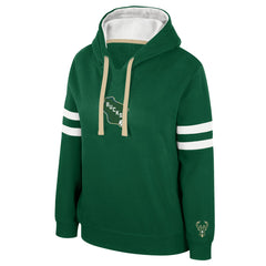 Milwaukee Bucks Stadium Essentials Women's Road Game Pullover Hoodie - Hunter Green for sale