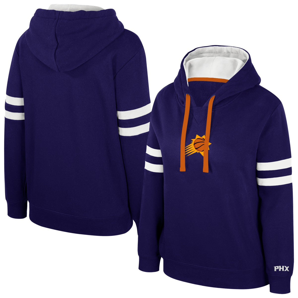 Phoenix Suns Stadium Essentials Women's Road Game Pullover Hoodie - Purple on sale