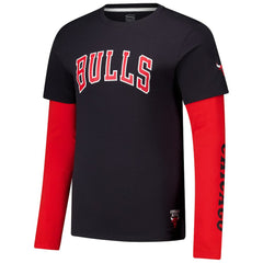 Chicago Bulls Stadium Essentials Unisex Spectator Twofer Long Sleeve T-Shirt sale - Black outlet