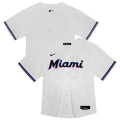 Miami Marlins Youth Home Game Jersey - White | Nike