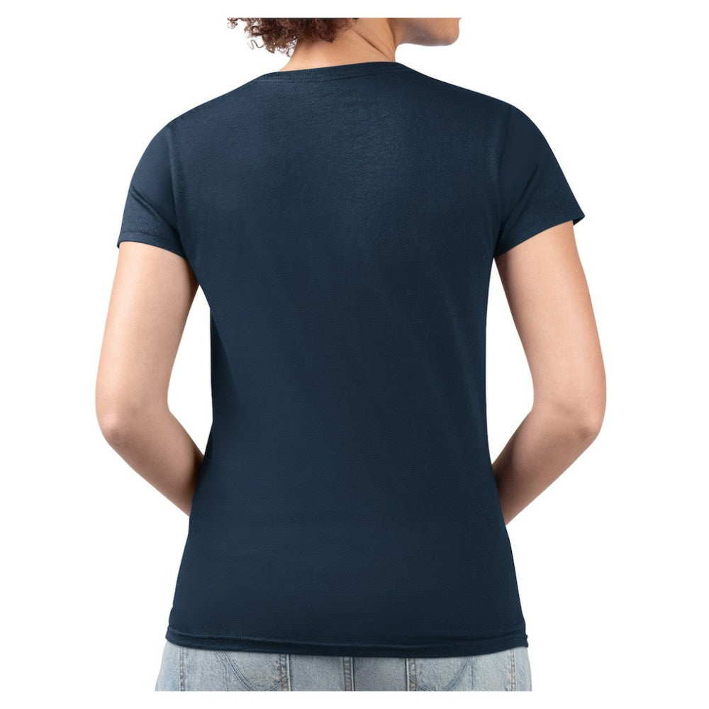 Boston Red Sox G-III 4Her by Carl Banks Women's Super-Slim Fit Lightweight Collage Team Graphic V-Neck T-Shirt - Navy
