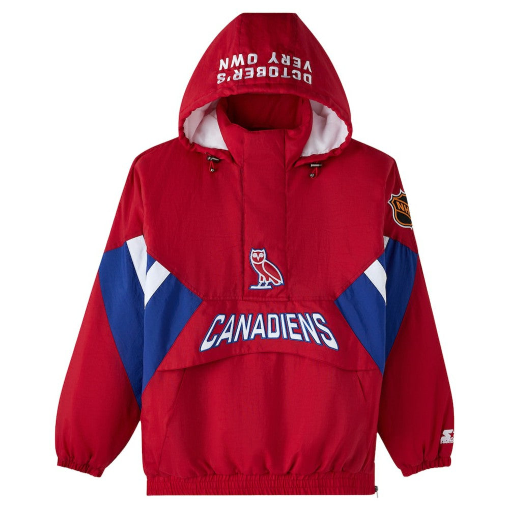 Montreal Canadiens OVO x Starter Half-Zip Hooded Jacket