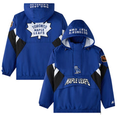 Toronto Maple Leafs OVO x Starter Half-Zip Hooded Jacket