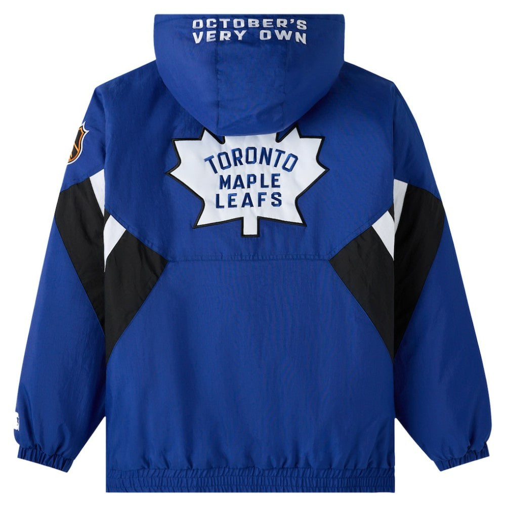 Toronto Maple Leafs OVO x Starter Half-Zip Hooded Jacket
