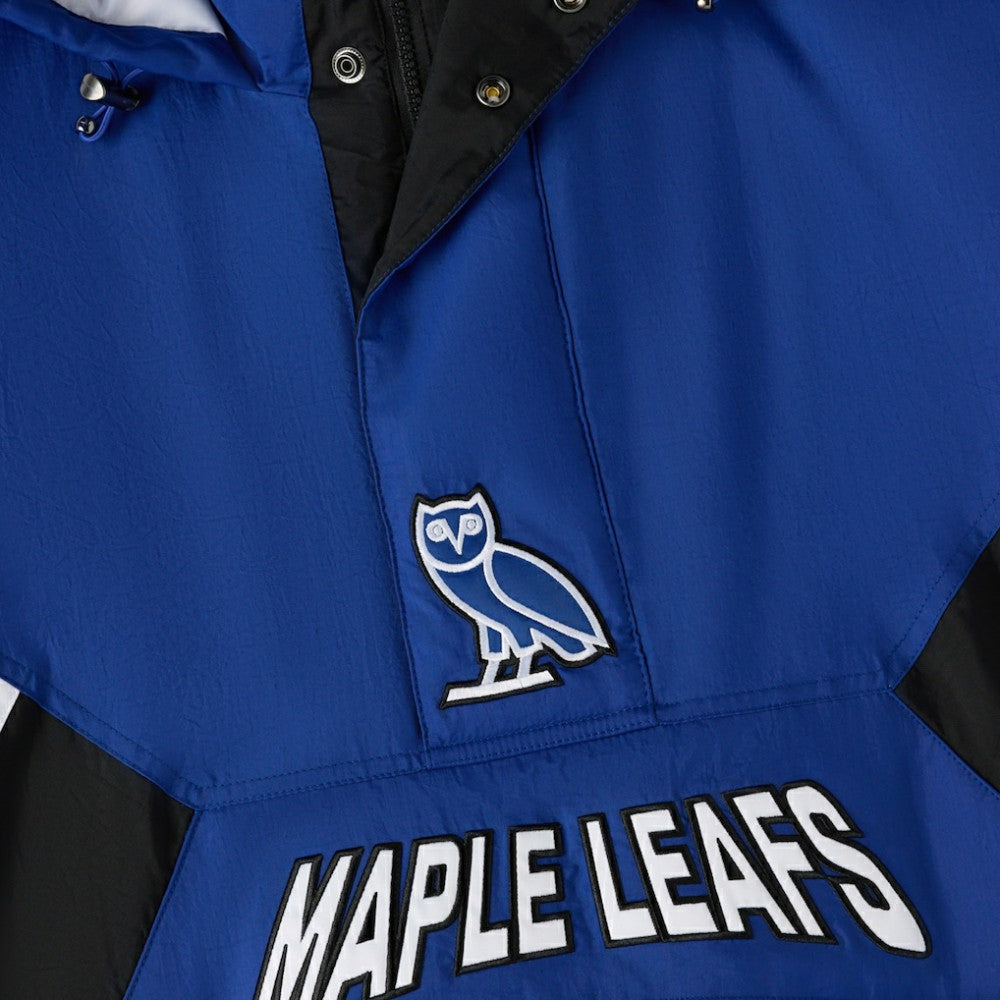 Toronto Maple Leafs OVO x Starter Half-Zip Hooded Jacket