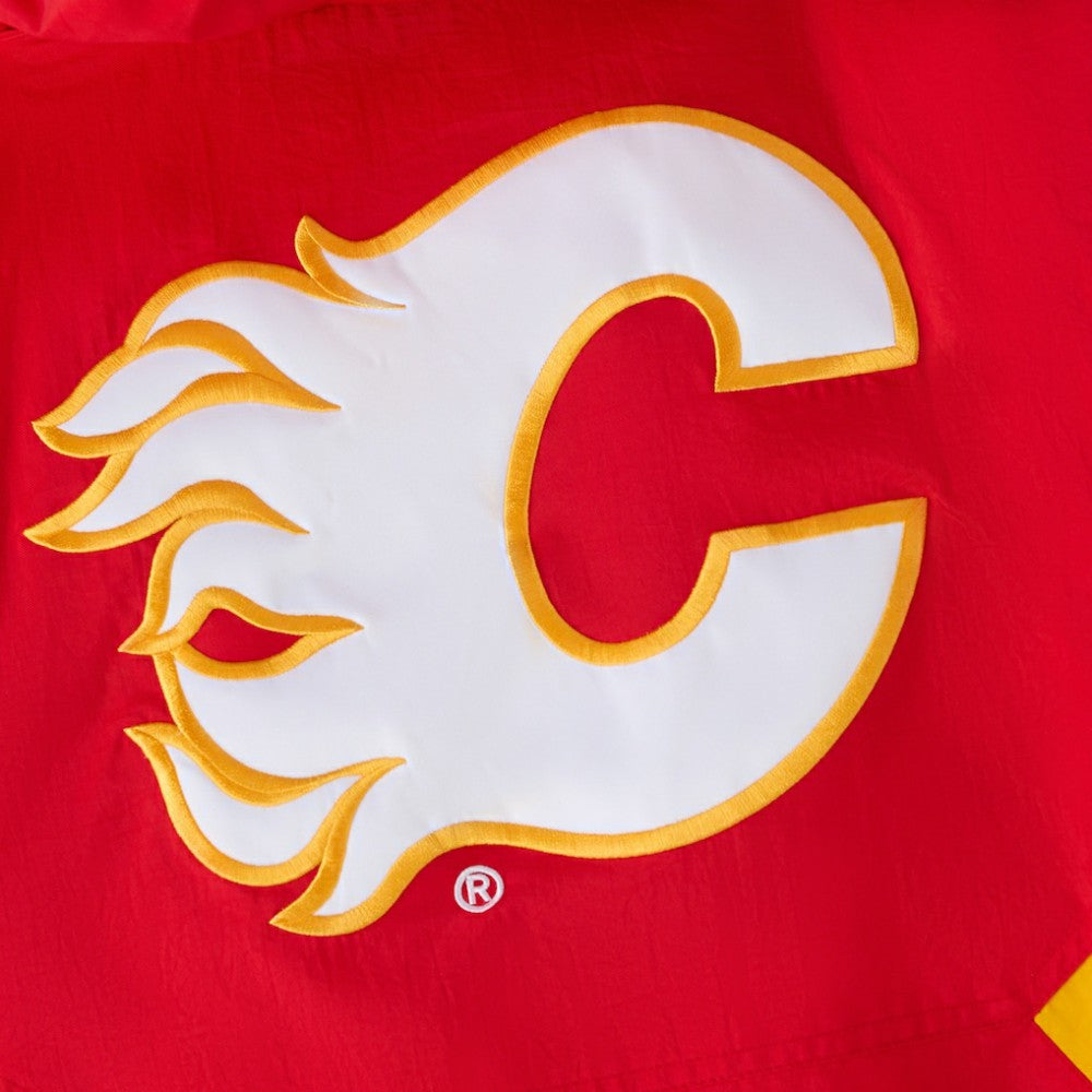 Calgary Flames OVO x Starter Half-Zip Hooded Jacket