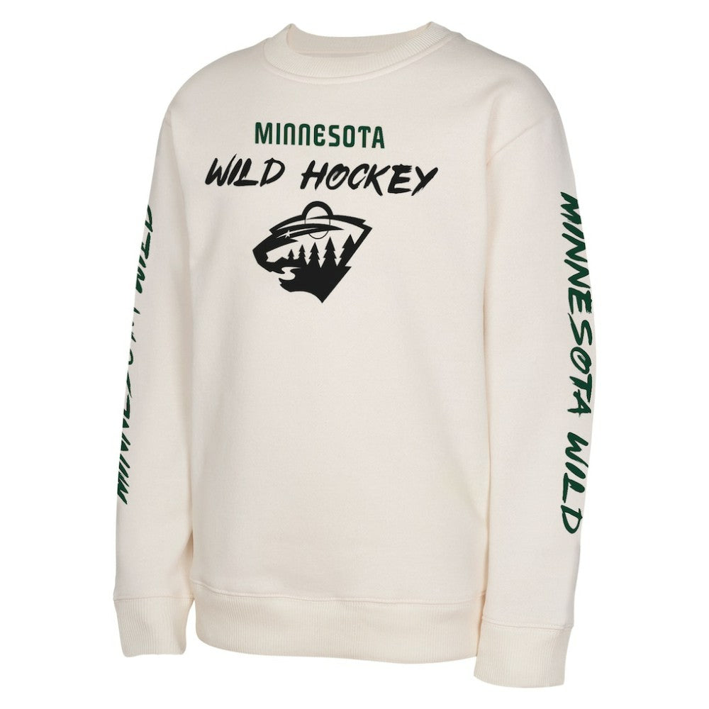 Minnesota Wild Youth Star Power Pullover Sweatshirt