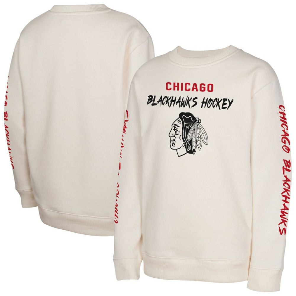 Chicago Blackhawks Youth Star Power Pullover Sweatshirt