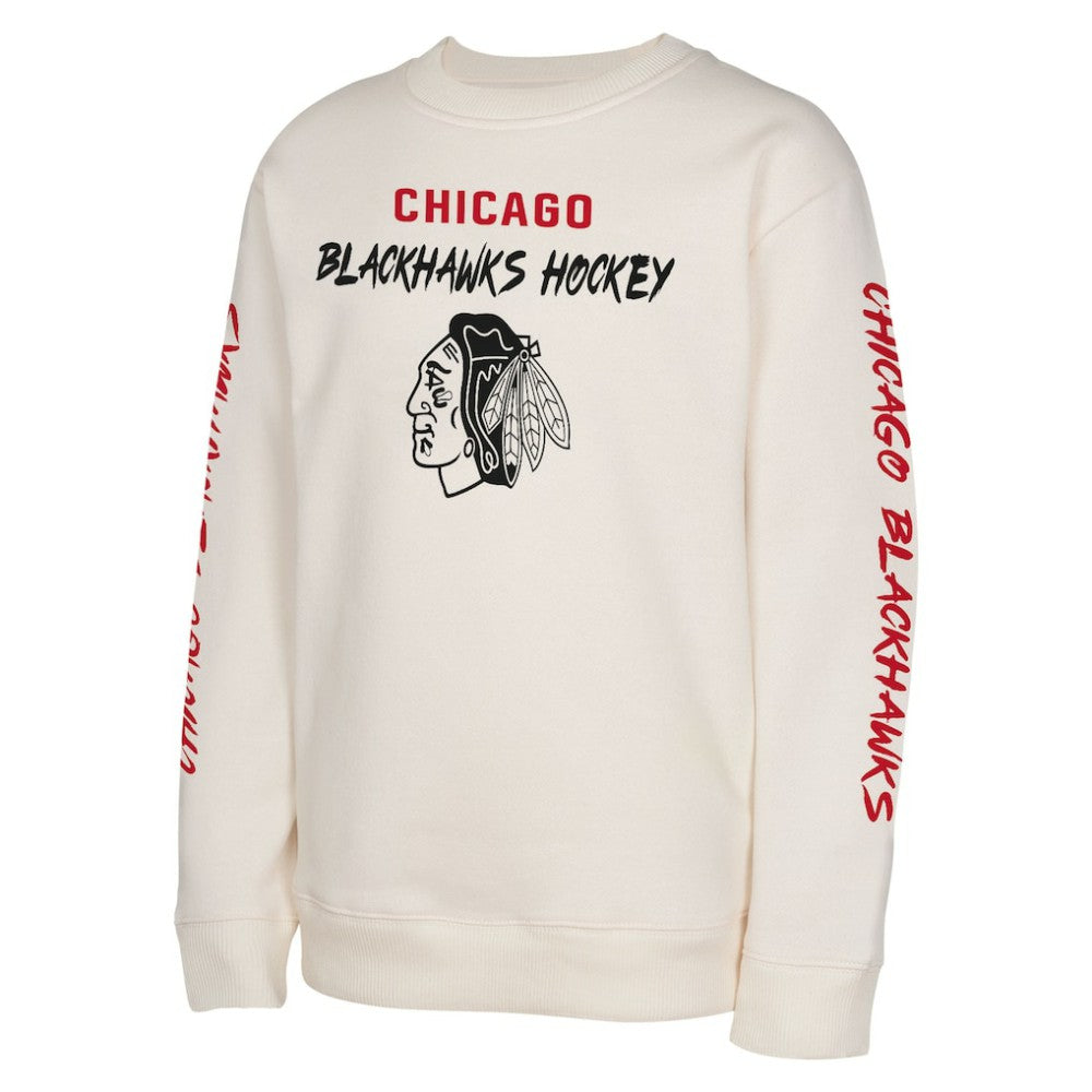 Chicago Blackhawks Youth Star Power Pullover Sweatshirt