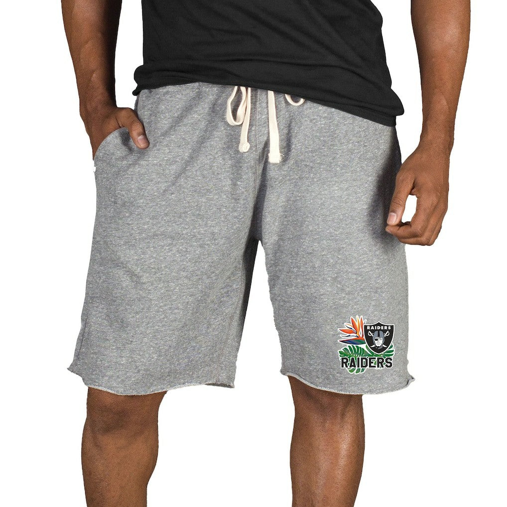 NFL Las Vegas Raiders Concepts Sport Mainstream Tri-Blend Shorts
