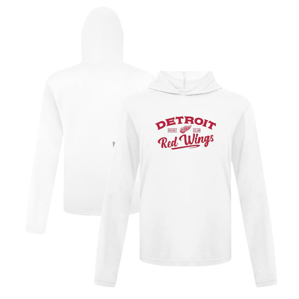 Detroit Red Wings Levelwear Anthem Ice Wall Pullover Hoodie