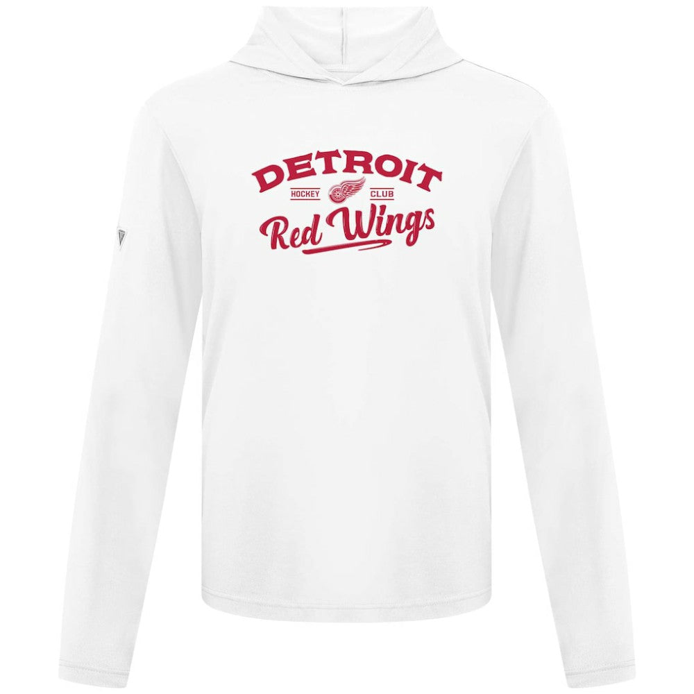 Detroit Red Wings Levelwear Anthem Ice Wall Pullover Hoodie