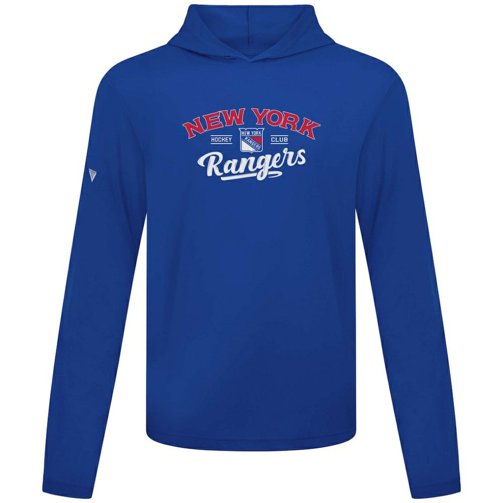 New York Rangers Levelwear Anthem Ice Wall Pullover Hoodie
