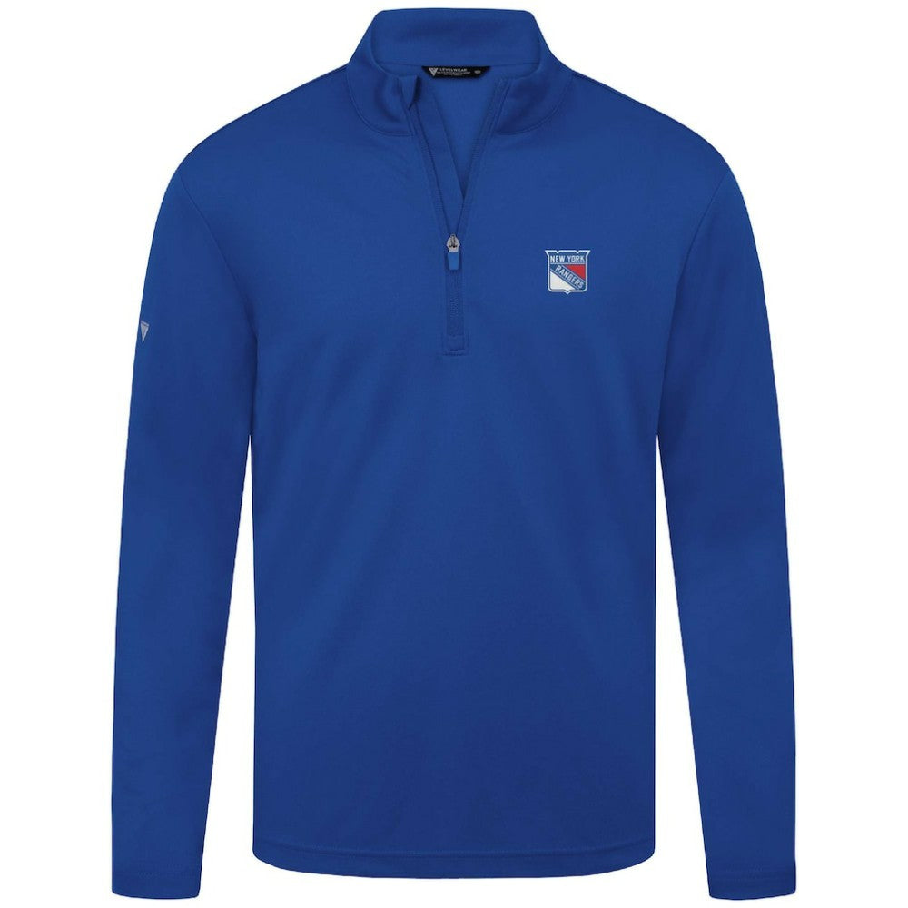 New York Rangers Levelwear Heron Insignia Core Quarter-Zip Jacket