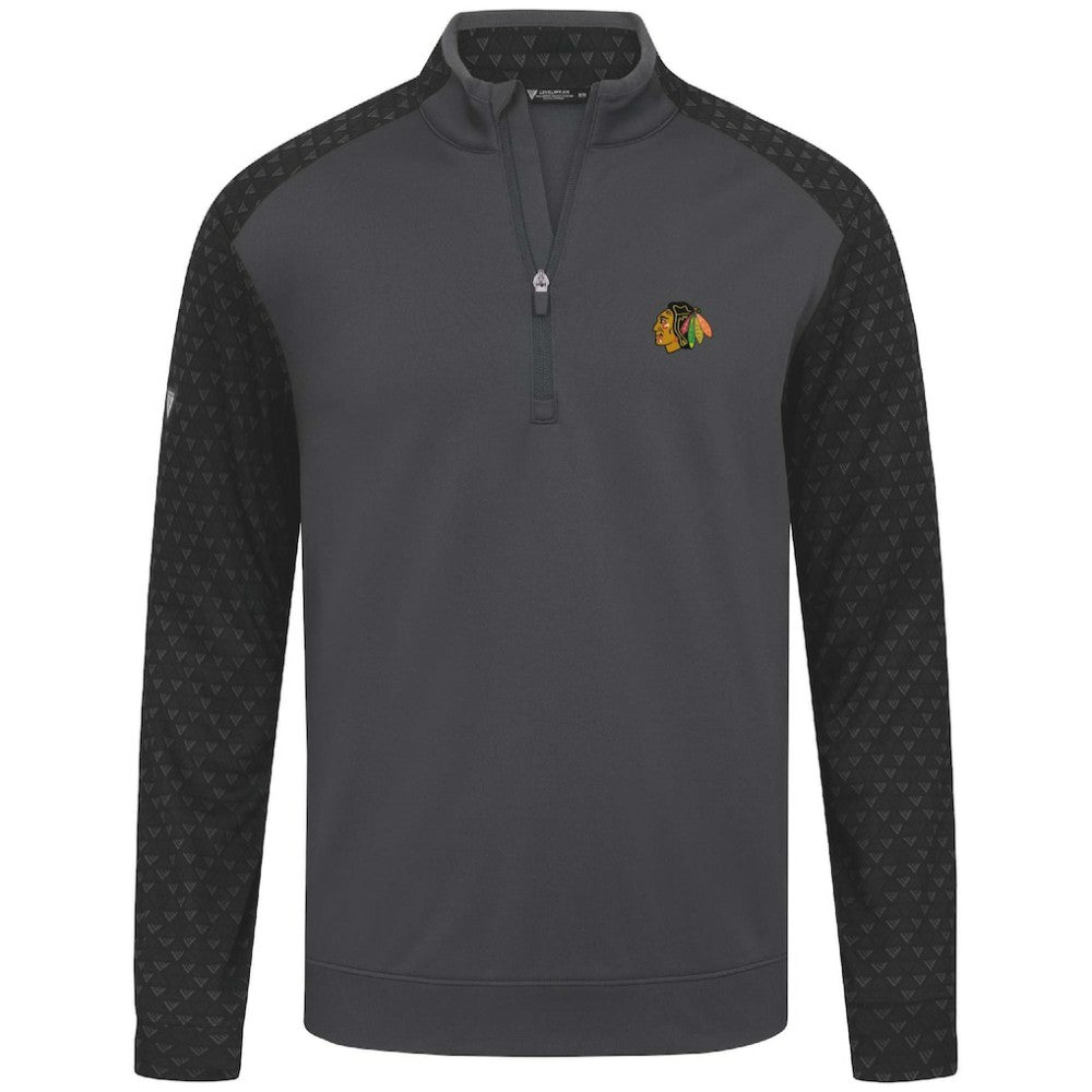 Chicago Blackhawks Levelwear Aztec Insignia Core Quarter-Zip Pullover Top