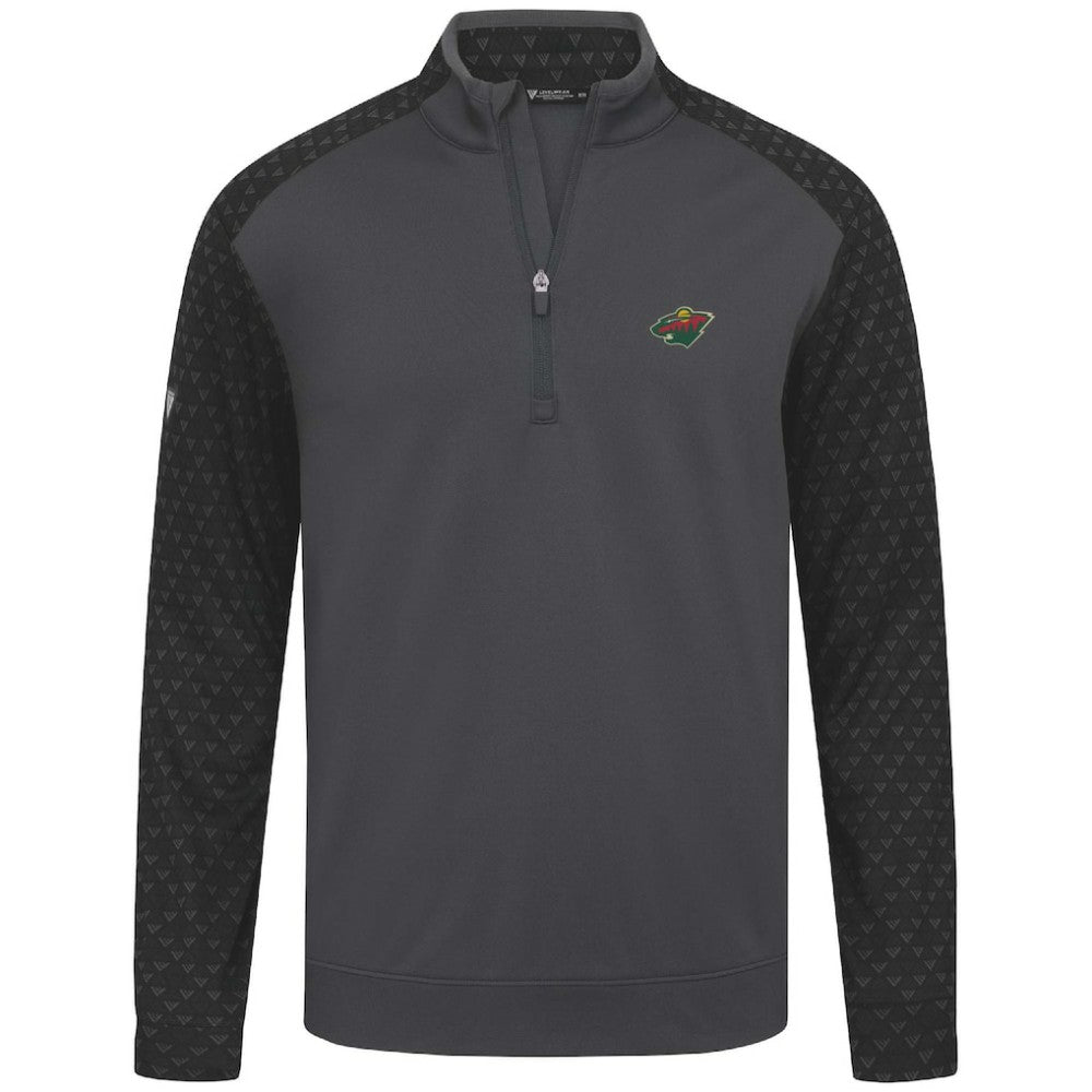 Minnesota Wild Levelwear Aztec Insignia Core Quarter-Zip Pullover Top