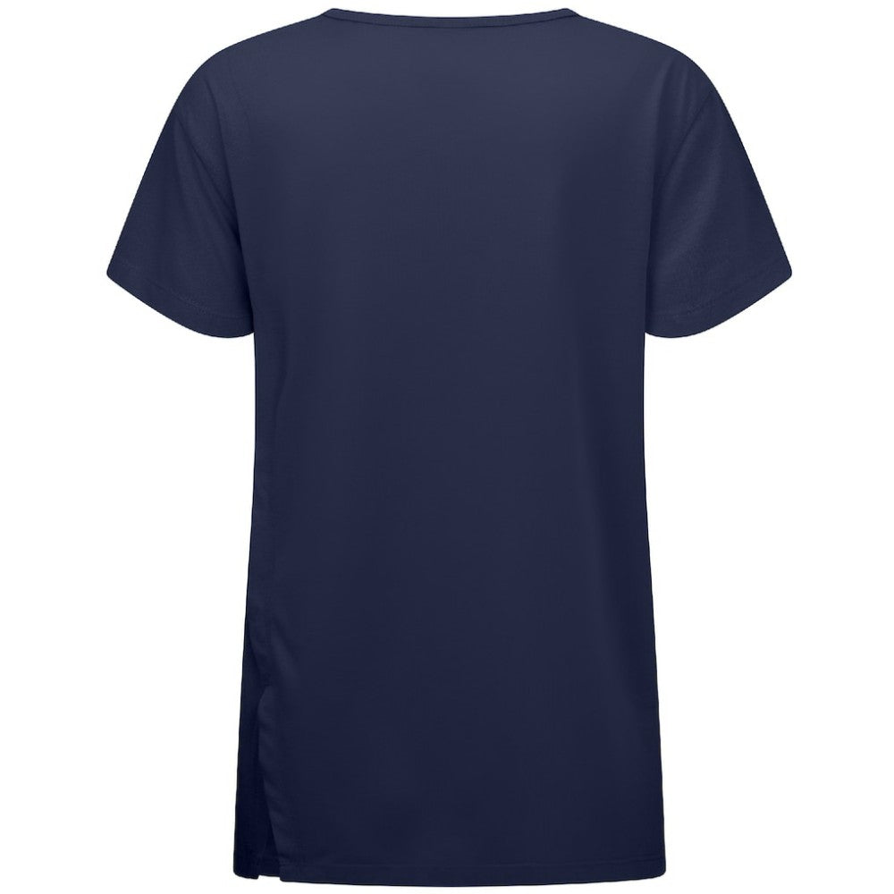 Columbus Blue Jackets Levelwear Women's Influx Ice Wall T-Shirt