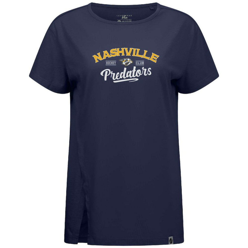 Nashville Predators Levelwear Women's Influx Ice Wall T-Shirt