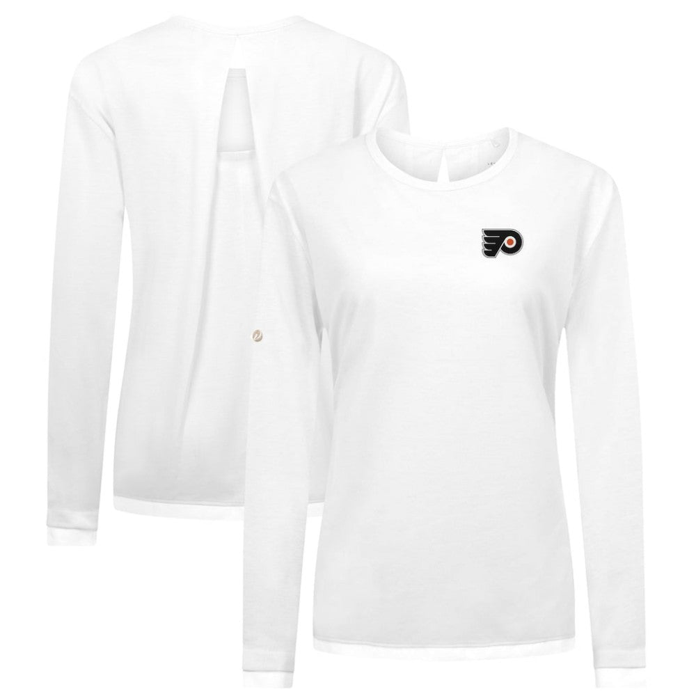 Philadelphia Flyers Levelwear Women's Sequoia Primary Logo Long Sleeve T-Shirt