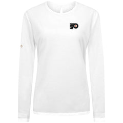 Philadelphia Flyers Levelwear Women's Sequoia Primary Logo Long Sleeve T-Shirt