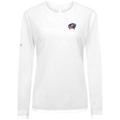 Columbus Blue Jackets Levelwear Women's Sequoia Primary Logo Long Sleeve T-Shirt