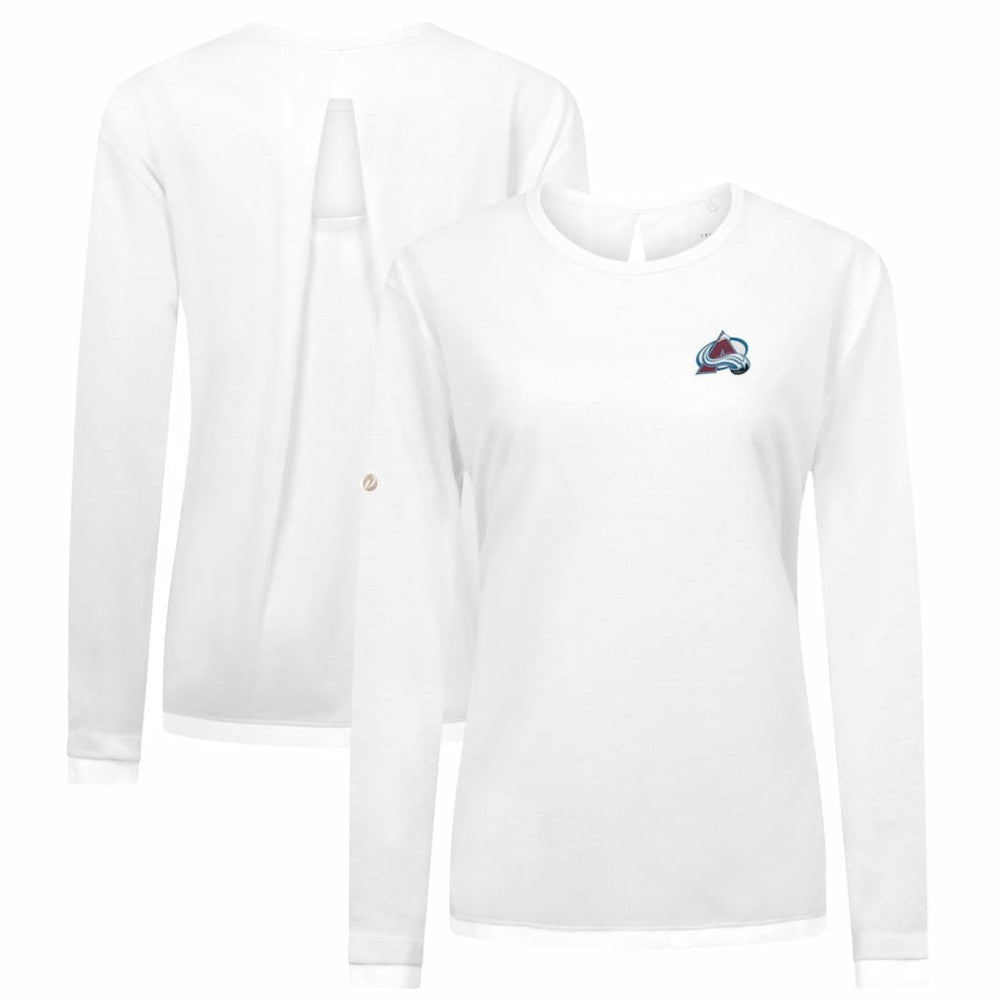 Colorado Avalanche Levelwear Women's Sequoia Primary Logo Long Sleeve T-Shirt
