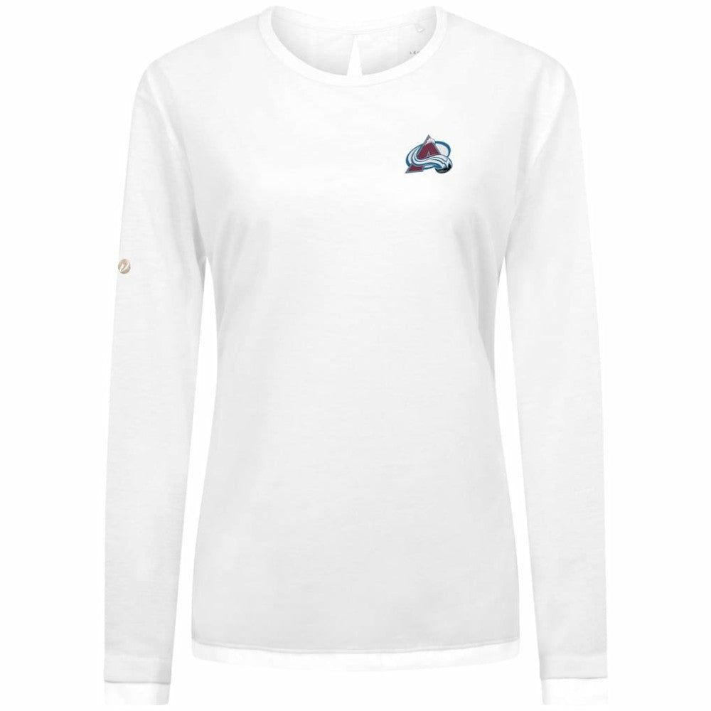 Colorado Avalanche Levelwear Women's Sequoia Primary Logo Long Sleeve T-Shirt