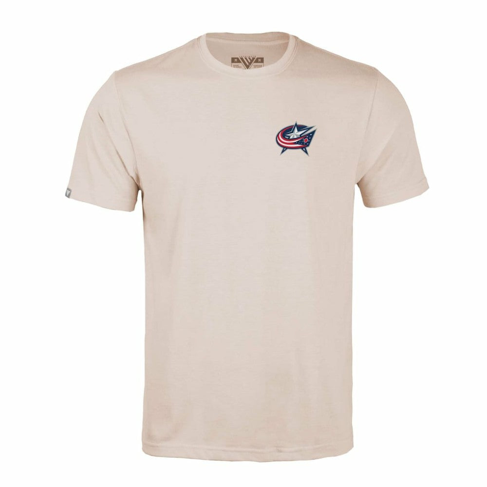 Columbus Blue Jackets Levelwear Richmond Stained Glass T-Shirt