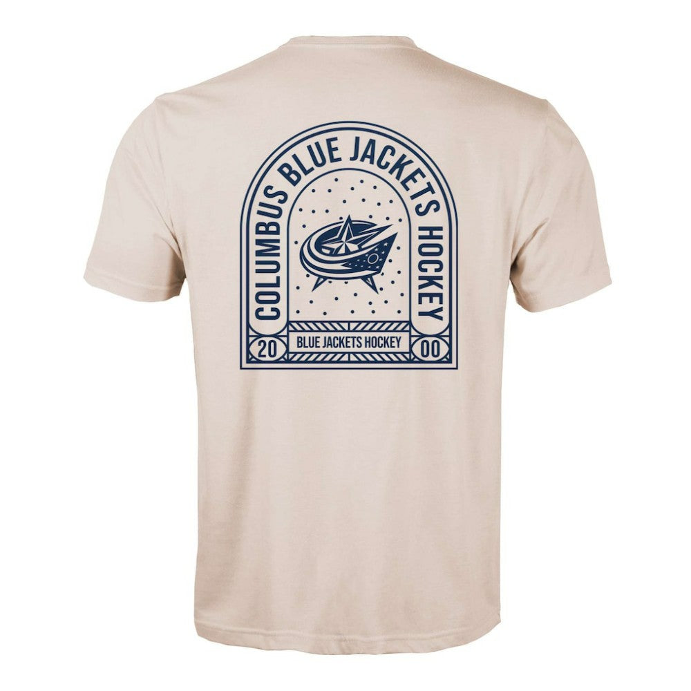 Columbus Blue Jackets Levelwear Richmond Stained Glass T-Shirt