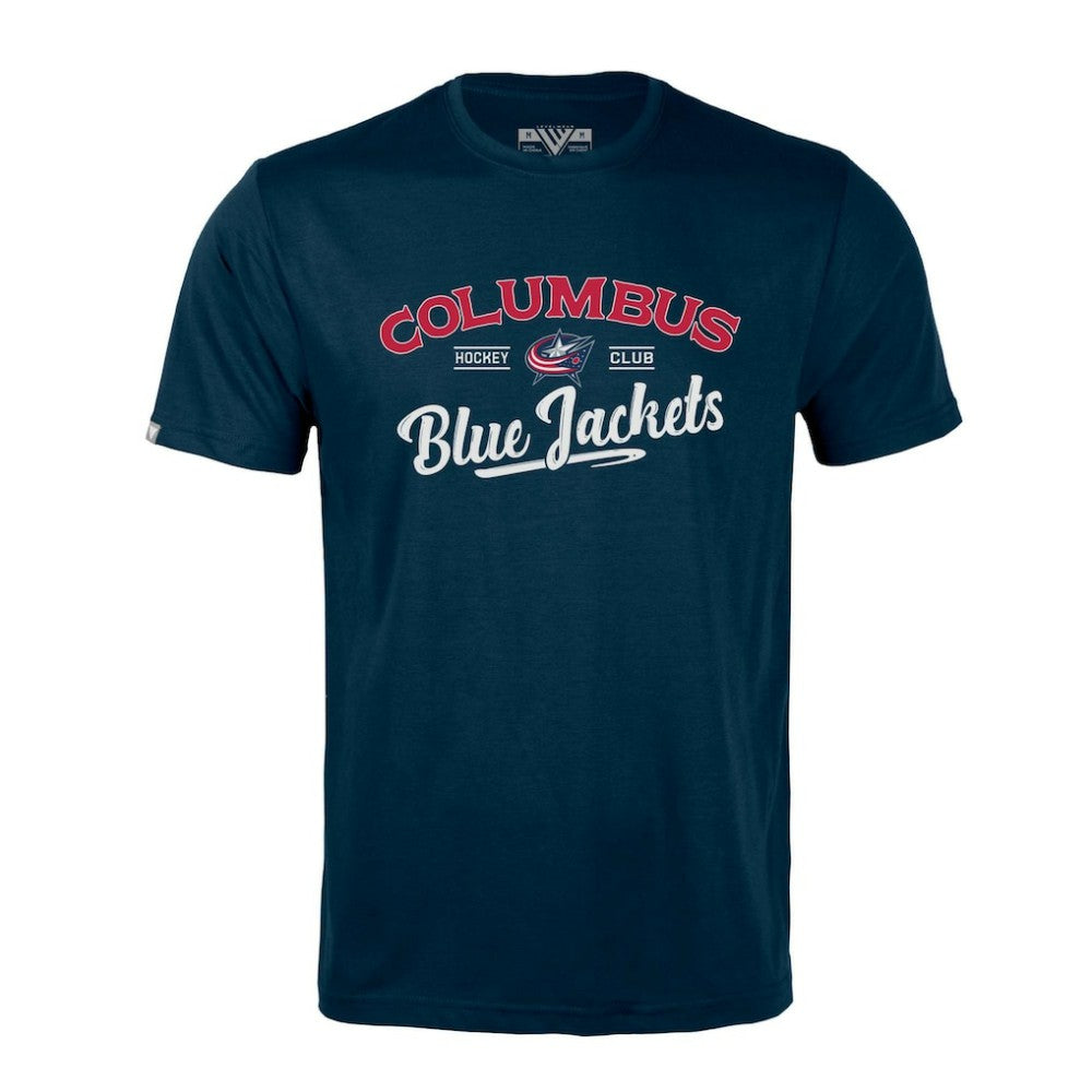 Columbus Blue Jackets Levelwear Richmond Ice Wall T-Shirt