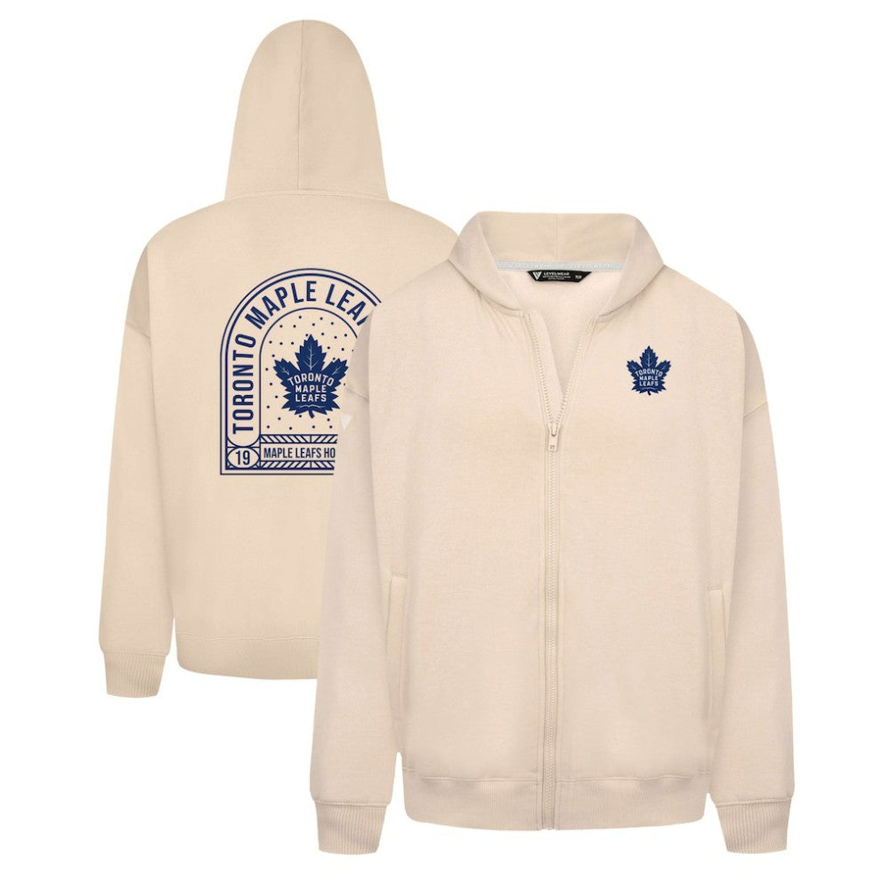 Toronto Maple Leafs Levelwear Uphill Stained Glass Full-Zip Hoodie Jacket