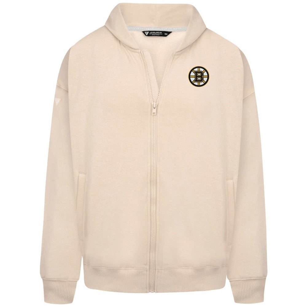 Boston Bruins Levelwear Uphill Stained Glass Full-Zip Hoodie Jacket