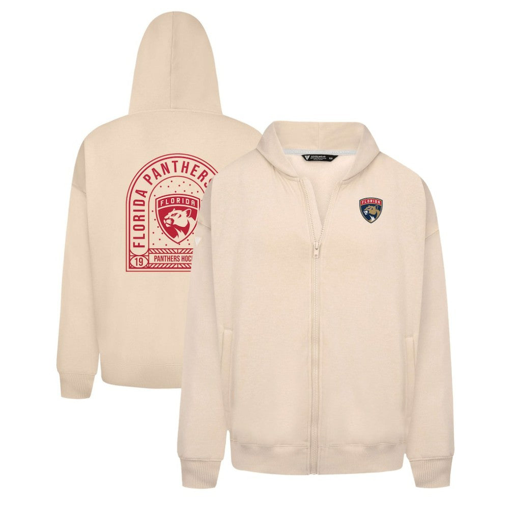 Florida Panthers Levelwear Uphill Stained Glass Full-Zip Hoodie Jacket