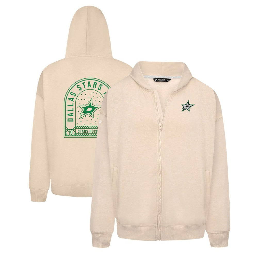 Dallas Stars Levelwear Uphill Stained Glass Full-Zip Hoodie Jacket
